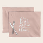 so fresh so clean clean (pink) Placemat Gallery Image 1