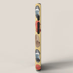 Hard choice // shoes on yellow background iPhone Case Gallery Image 2