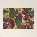 In Season in Red Raspberry and Forest Green Welcome Mat Gallery Image 1