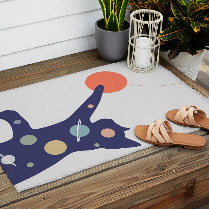 Cat Landscape 50 Outdoor Rug Gallery Image 2