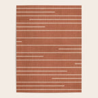 Geometric Art, Colorful Stripes, Terracotta Poster Gallery Image 4