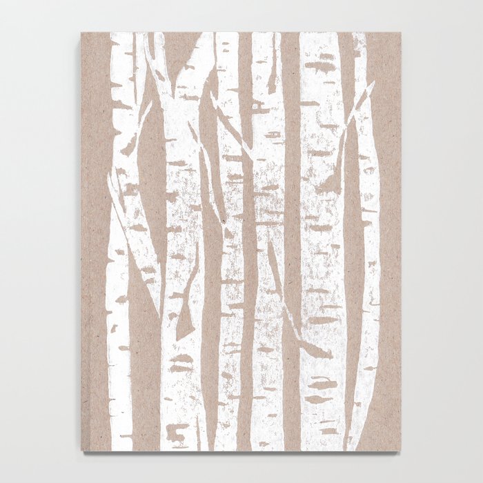 Woodcut Birches Notebook Gallery Image 4