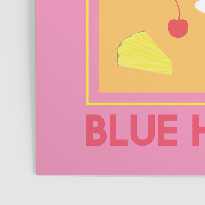 Blue Hawaiian Cocktail Poster Gallery Image 3