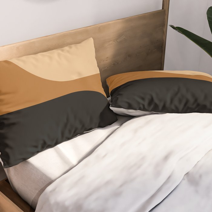 Modern Minimal Arch Abstract LXXX Pillow Sham Gallery Image 2