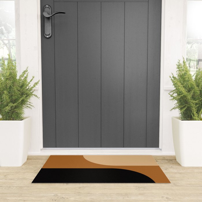 Modern Minimal Arch Abstract LXXX Welcome Mat Gallery Image 3