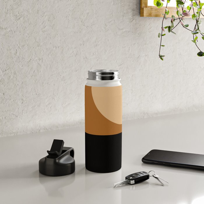 Modern Minimal Arch Abstract LXXX Water Bottle Gallery Image 4