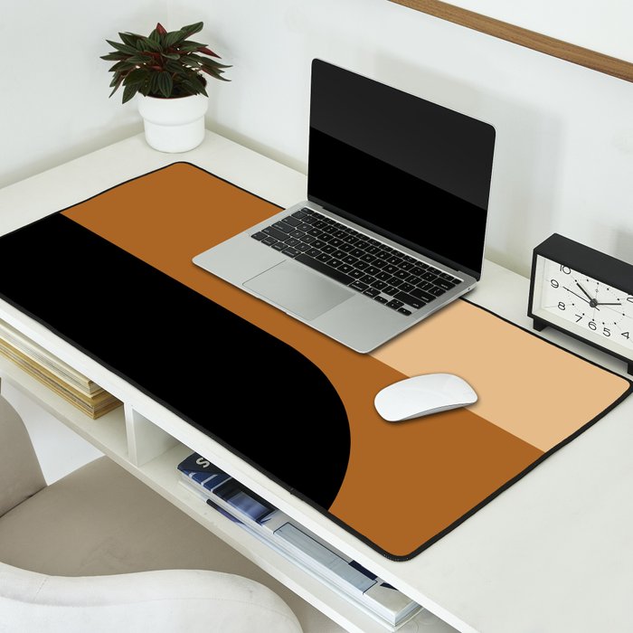 Modern Minimal Arch Abstract LXXX Desk Mat Gallery Image 2