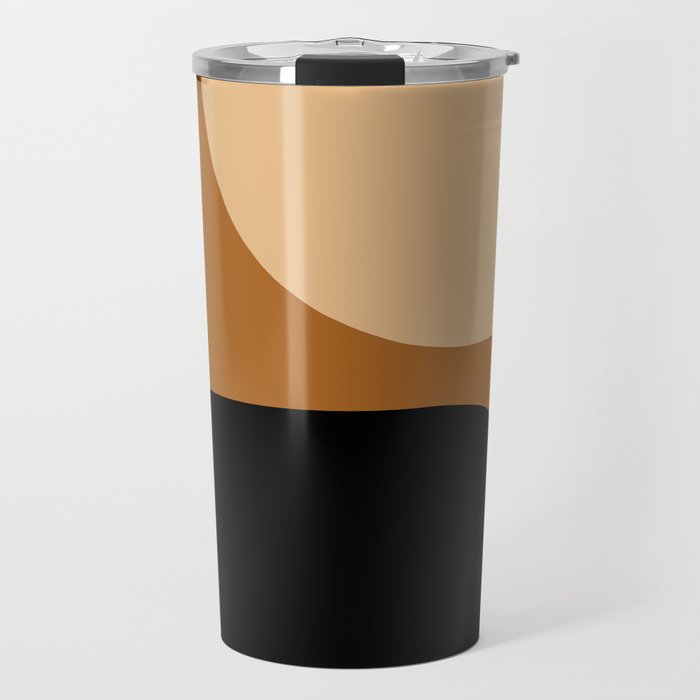 Modern Minimal Arch Abstract LXXX Travel Mug Gallery Image 1