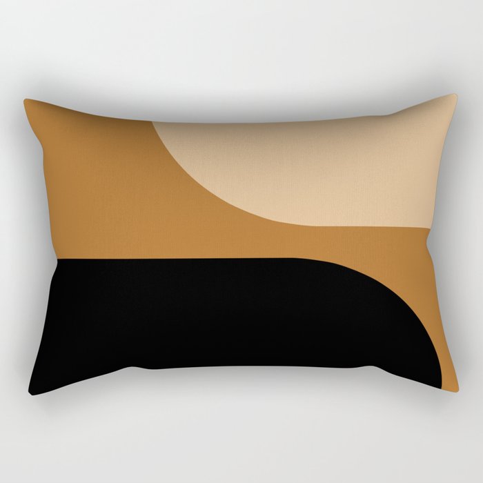 Modern Minimal Arch Abstract LXXX Rectangular Pillow Gallery Image 1