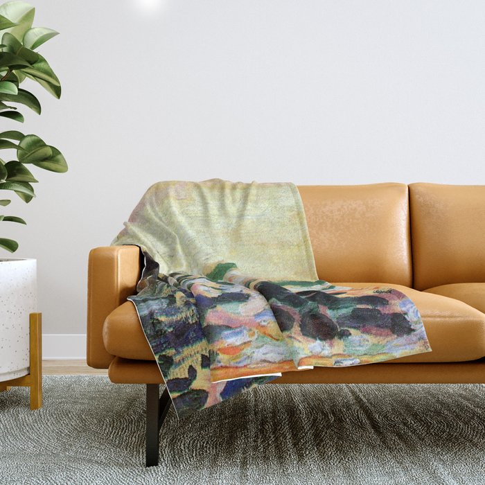 Henri Matisse Beside the Sea Throw Blanket Gallery Image 1