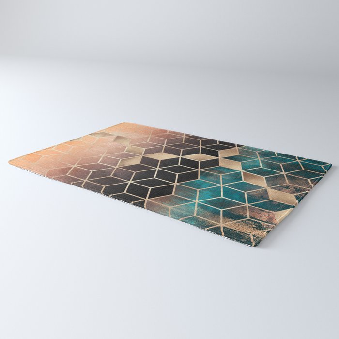 Ombre Dream Cubes Rug Gallery Image 3