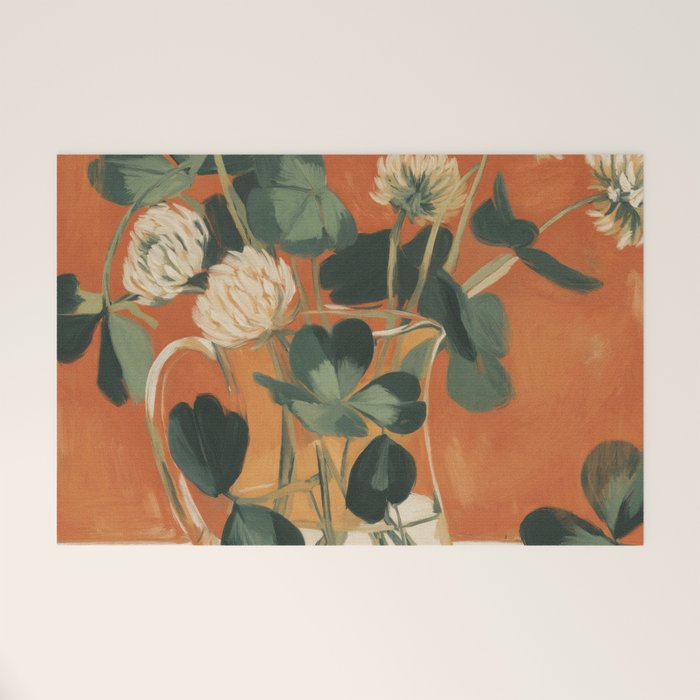 Clover Still Life Welcome Mat Gallery Image 1