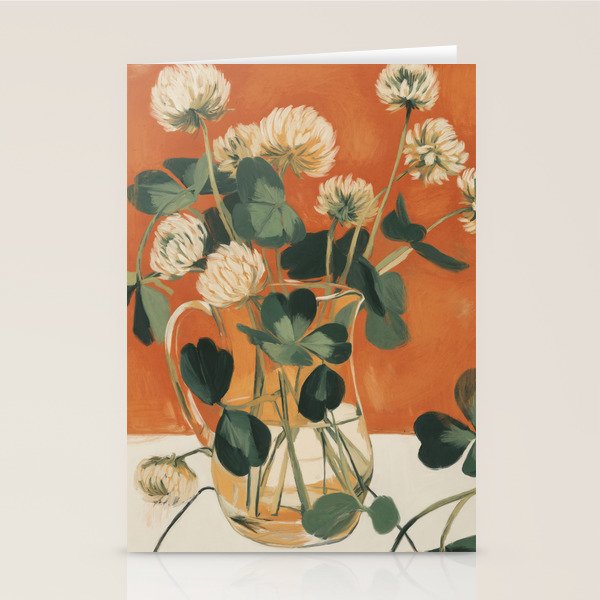 Clover Still Life Stationery Card Gallery Image 2