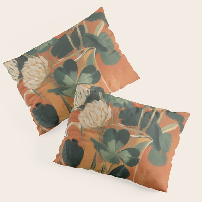 Clover Still Life Pillow Sham Gallery Image 3