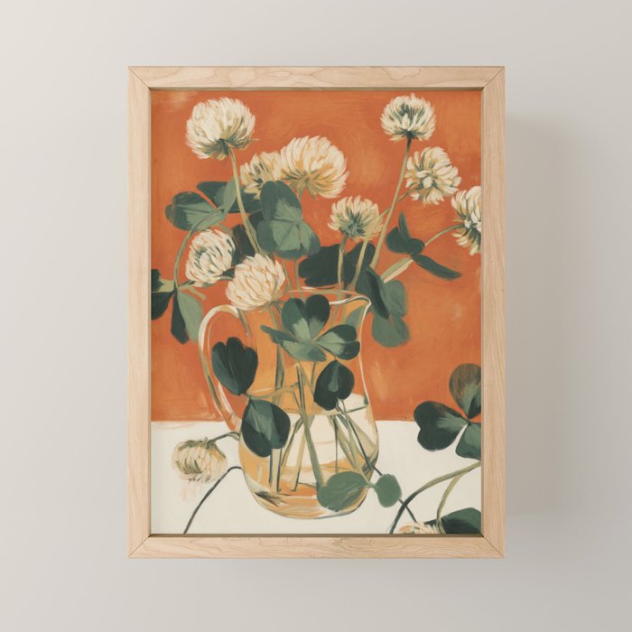 Clover Still Life Mini Art Print Gallery Image 1