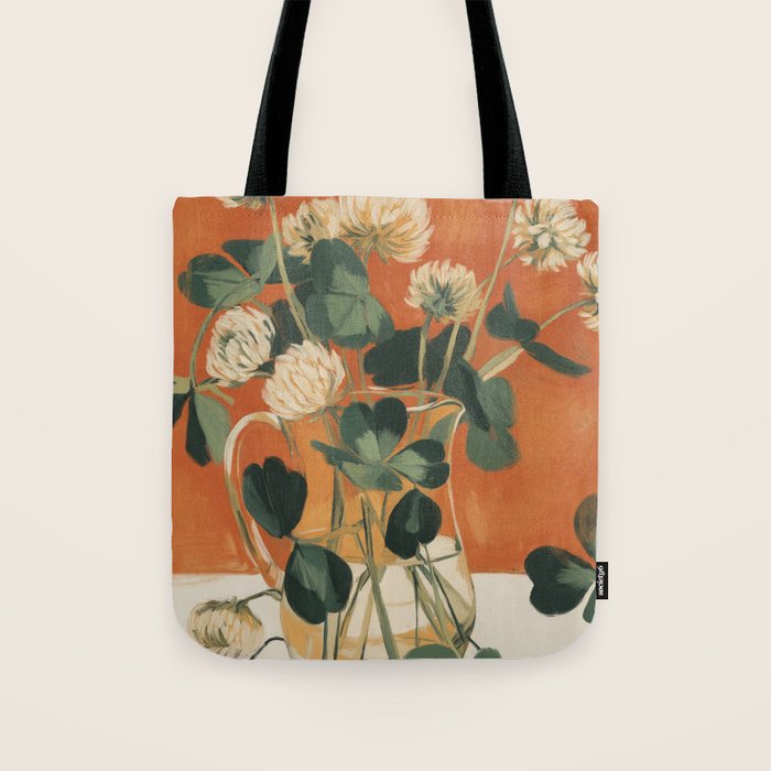 Clover Still Life Tote Bag Gallery Image 1