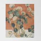 Clover Still Life Throw Blanket Gallery Image 2