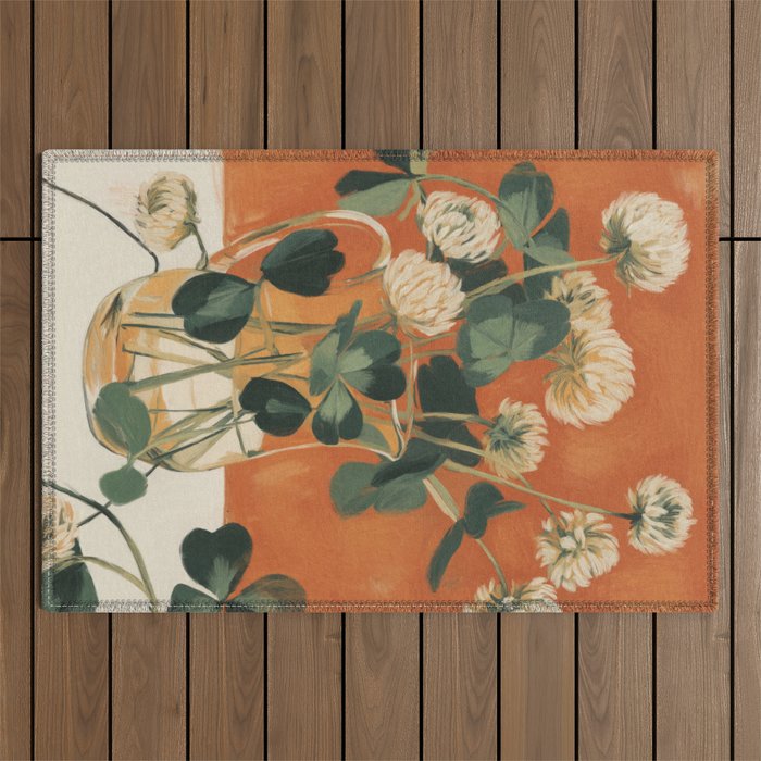Clover Still Life Outdoor Rug Gallery Image 1