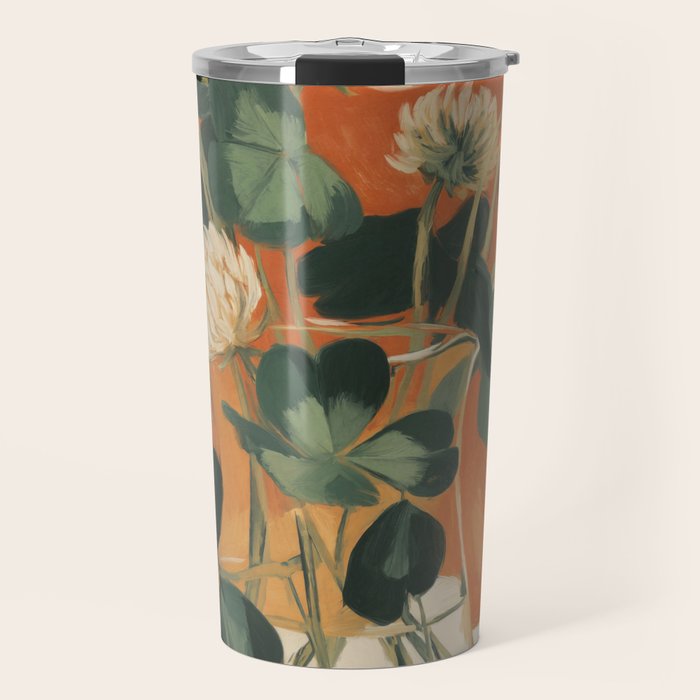 Clover Still Life Travel Mug Gallery Image 1