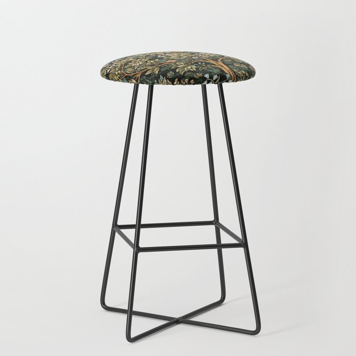 William Morris Tree Of Life, Morris floral, No 4. Stool Gallery Image 1