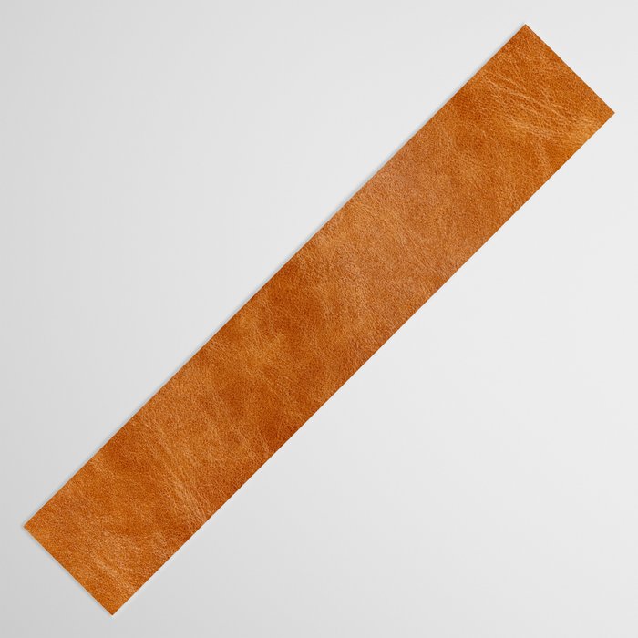 Natural brown leather, vintage texture Table Runner Gallery Image 3