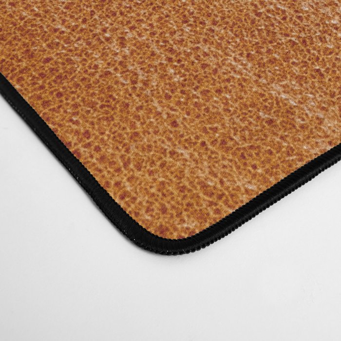 Natural brown leather, vintage texture Desk Mat Gallery Image 4