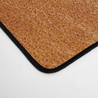 Natural brown leather, vintage texture Desk Mat Gallery Image 4