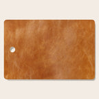 Natural brown leather, vintage texture Cutting Board Gallery Image 1