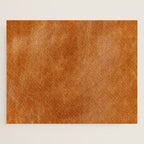 Natural brown leather, vintage texture Jigsaw Puzzle Gallery Image 1
