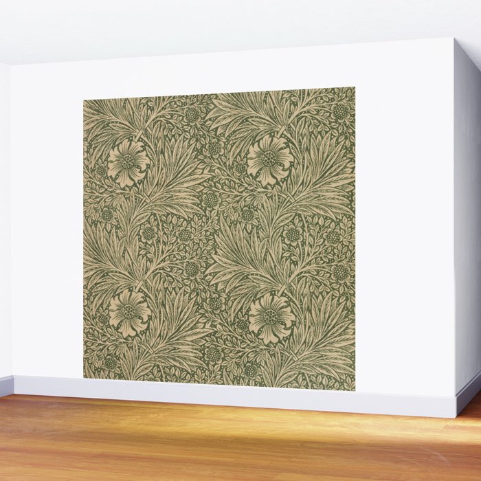 Marigold by William Morris 1875 Antique Vintage Victorian Jugendstil Art Nouveau Retro Pattern Wall Mural Gallery Image 2