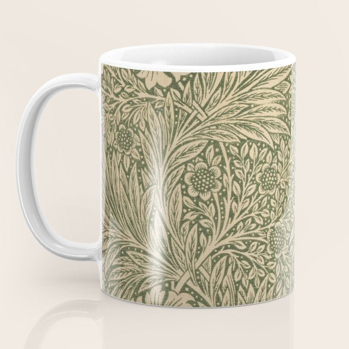 Marigold by William Morris 1875 Antique Vintage Victorian Jugendstil Art Nouveau Retro Pattern Coffee Mug Gallery Image 3