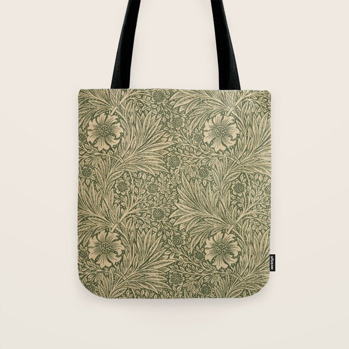 Marigold by William Morris 1875 Antique Vintage Victorian Jugendstil Art Nouveau Retro Pattern Tote Bag Gallery Image 1