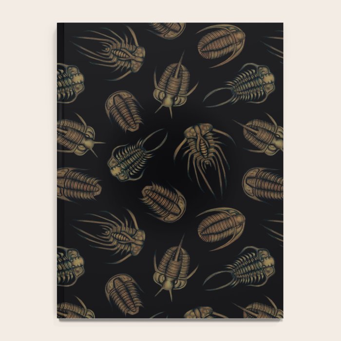 Trilobites - Marine Fossil Pattern Notebook Gallery Image 4