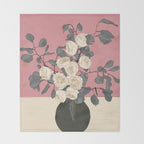 Beautiful Bouquet 07 Throw Blanket Gallery Image 2