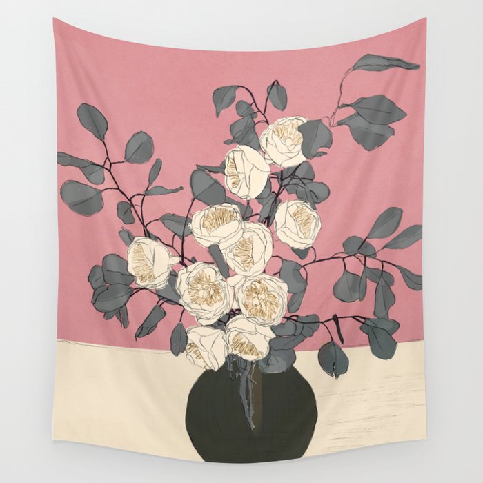 Beautiful Bouquet 07 Wall Tapestry Gallery Image 1