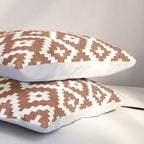 woven aztec geometric - ginger orange Pillow Sham Gallery Image 3