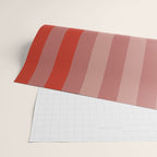 Retro Rose Pink Midcentury Stripes Patterned Wrapping Paper Gallery Image 2