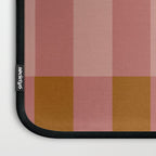 Retro Rose Pink Midcentury Stripes Patterned Laptop Sleeve Gallery Image 3