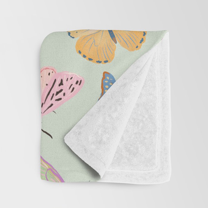 Butterflies and Moths  Throw Blanket Gallery Image 3
