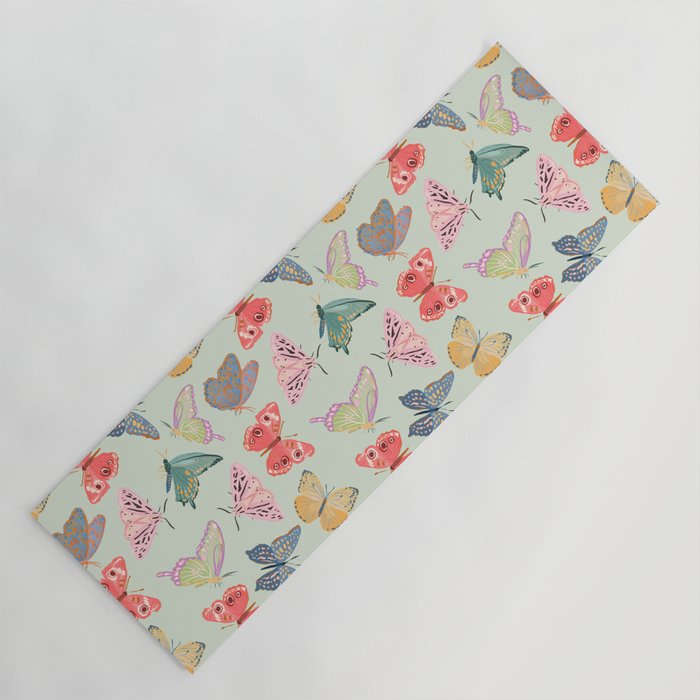 Butterflies and Moths  Yoga Mat Gallery Image 1