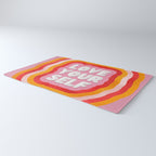 Love Yourself retro type Rug Gallery Image 3