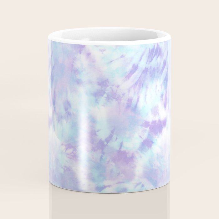 Purple and Blue Pastel Tie-Dye Coffee Mug Gallery Image 4