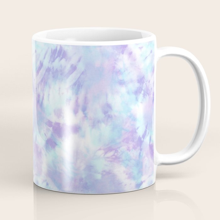 Purple and Blue Pastel Tie-Dye Coffee Mug Gallery Image 1