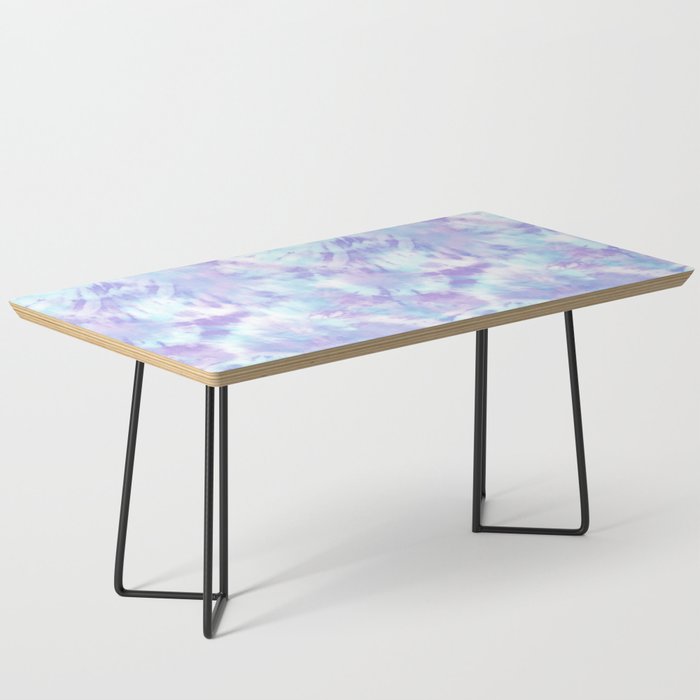 Purple and Blue Pastel Tie-Dye Coffee Table Gallery Image 1