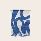 Abstract blue shapes pattern N02 Wall Hanging Gallery Image 1