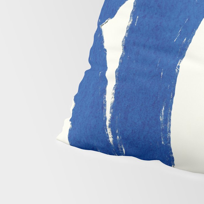 Abstract blue shapes pattern N02 Pillow Sham Gallery Image 4