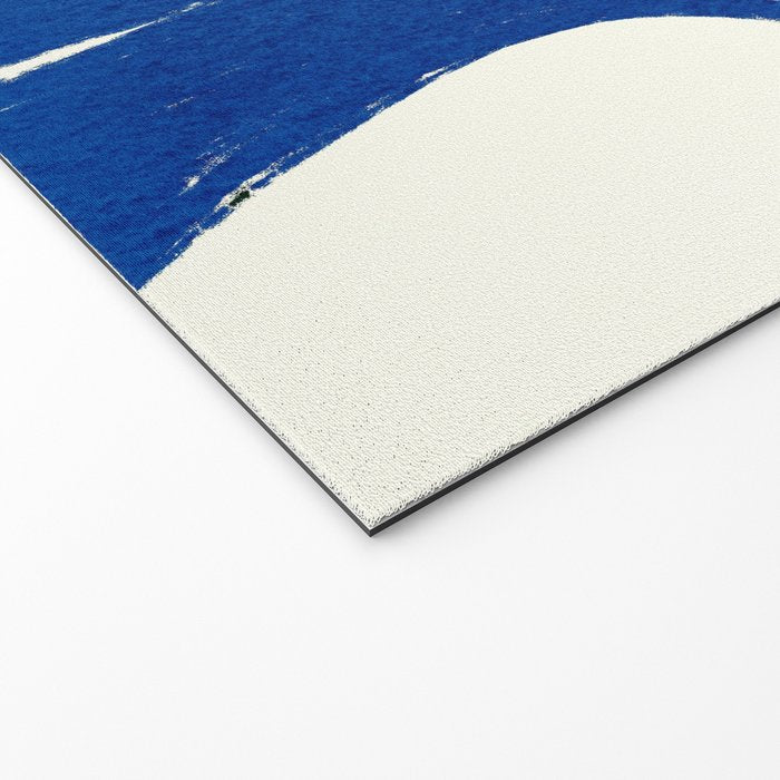 Abstract blue shapes pattern N02 Welcome Mat Gallery Image 2