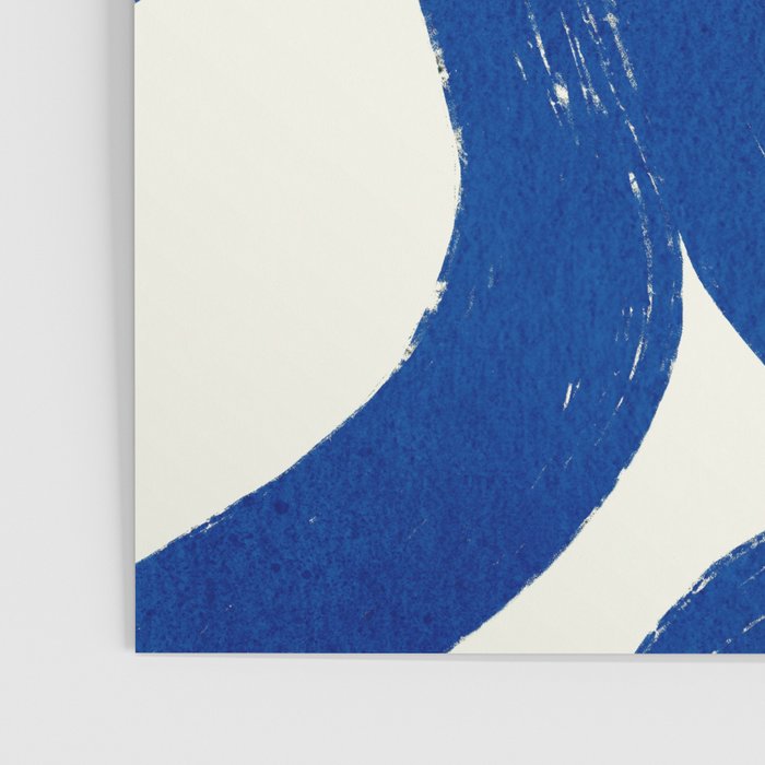 Abstract blue shapes pattern N02 Poster Gallery Image 3
