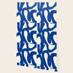 Abstract blue shapes pattern N02 Wallpaper Gallery Image 2