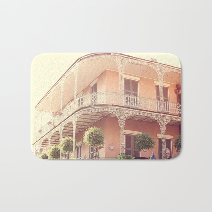 Vintage French Quarter Bath Mat Gallery Image 1